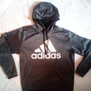 Adidas Men's Charcoal Hoodie